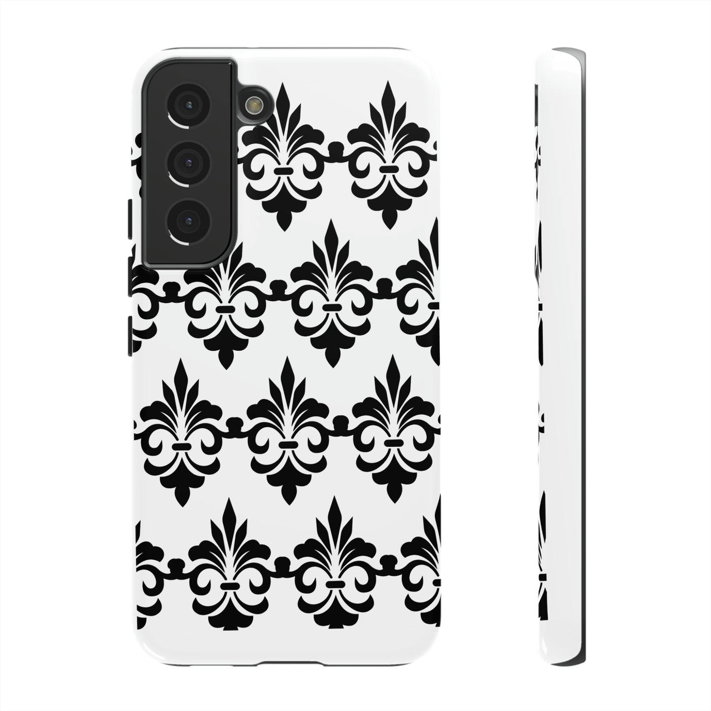 Fleur-de-lis Phone Case, Samsung, iPhone 15, 14, 13 pro max case, iPhone Tough Phone Case, Popular Phone Cover, Everyday Phone Cases, Tough Case