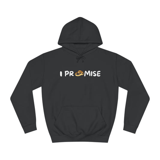 I PROMISE MARRIAGE VOW HOODIE, Unisex College Hoodie, Bible, Church, Inspirational, Commitment Hoodie