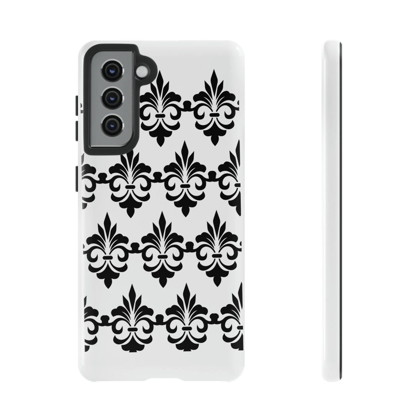 Fleur-de-lis Phone Case, Samsung, iPhone 15, 14, 13 pro max case, iPhone Tough Phone Case, Popular Phone Cover, Everyday Phone Cases, Tough Case