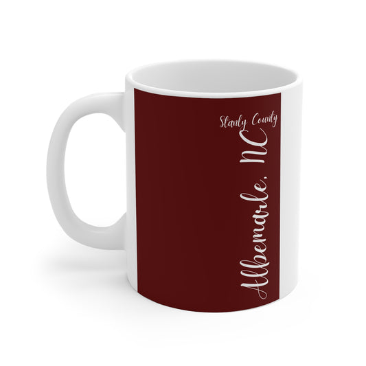 Albemarle NC Mug, 11oz, Positive, Inspiration, Gift, Coffee Mug, Special Occassion Mug, Souvenir, graduation