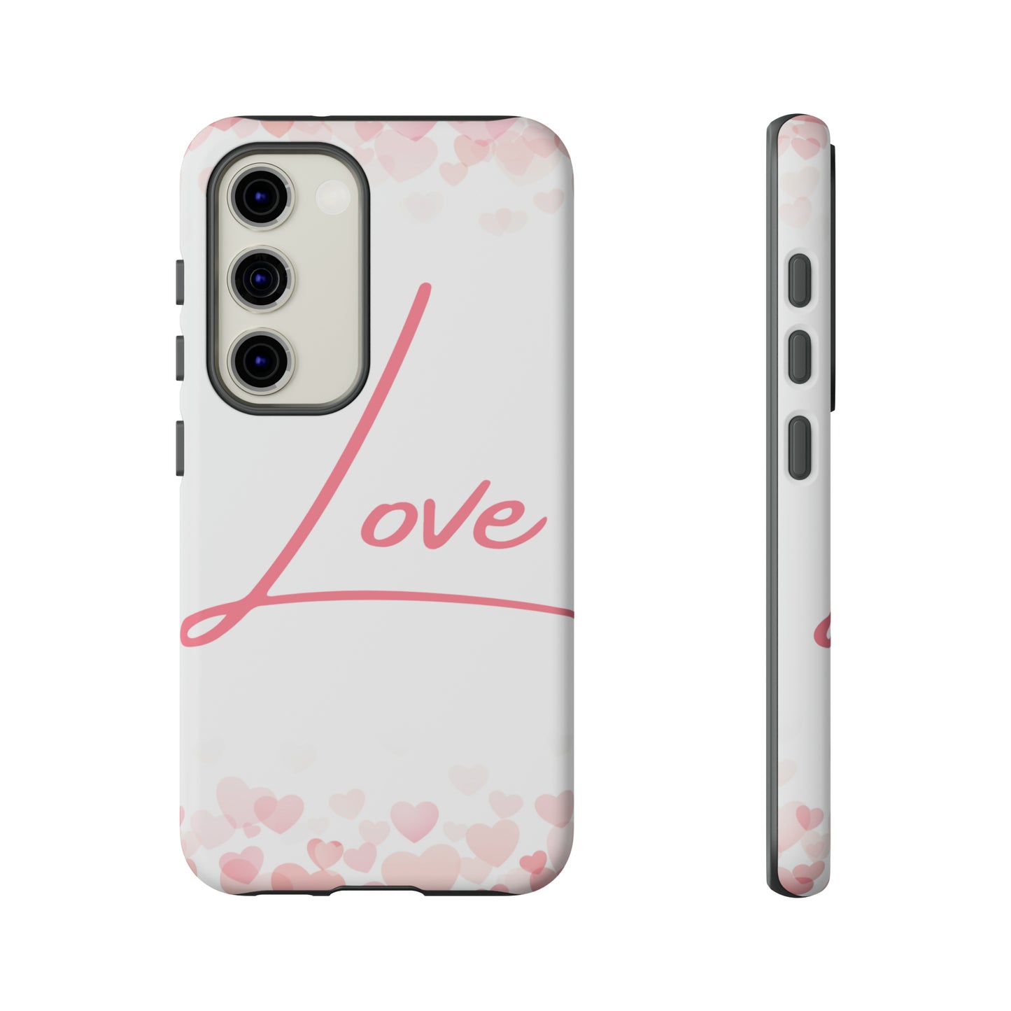 Love and Hearts Phone Case, Samsung Galaxy, iPhone 15, 14, 13 pro max case, iPhone Tough Phone Case, Popular Phone Cover, Everyday Phone Cases, Tough Case