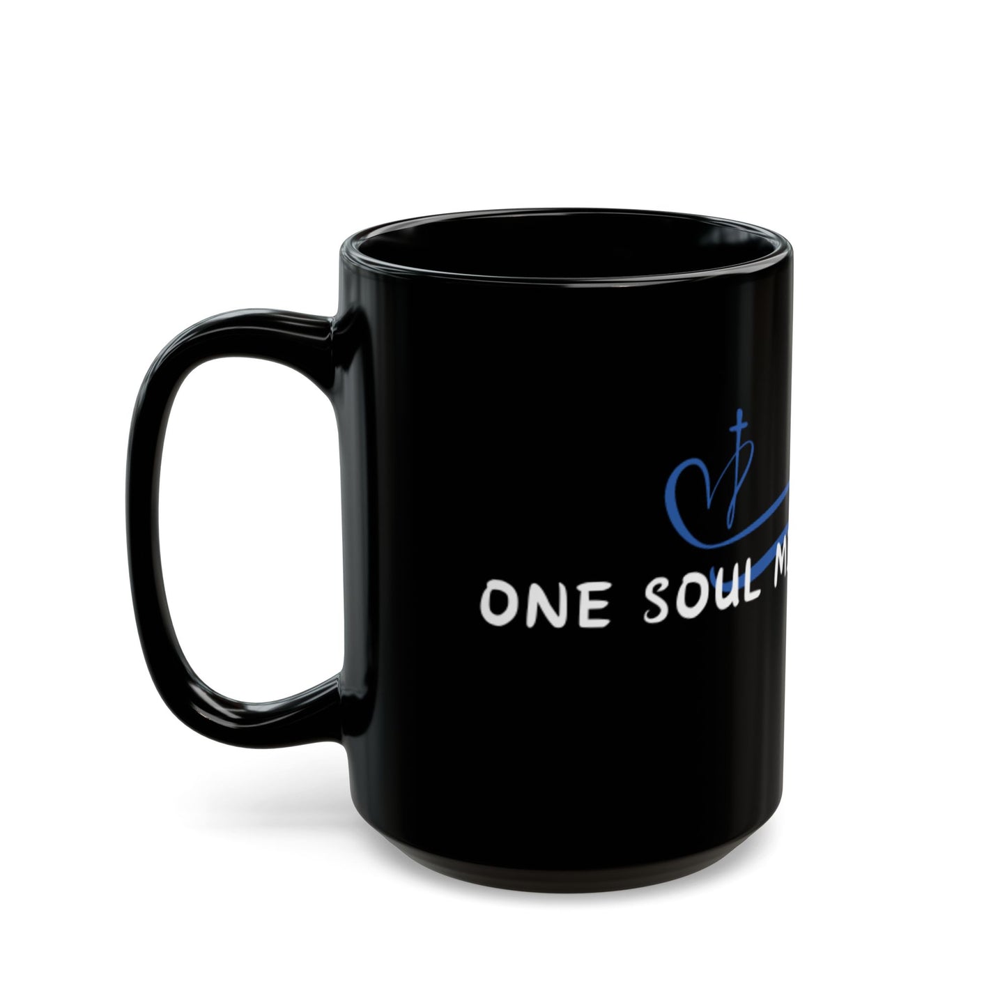 One Soul Ministry Black Mug (11oz, 15oz)