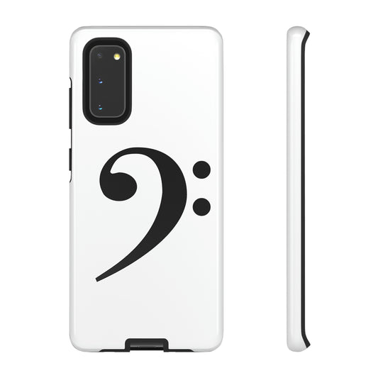 Bass Clef Phone Case, Samsung, iPhone 15, 14, 13 pro max case, iPhone Tough Phone Case, Popular Phone Cover, Everyday Phone Cases, Tough Case