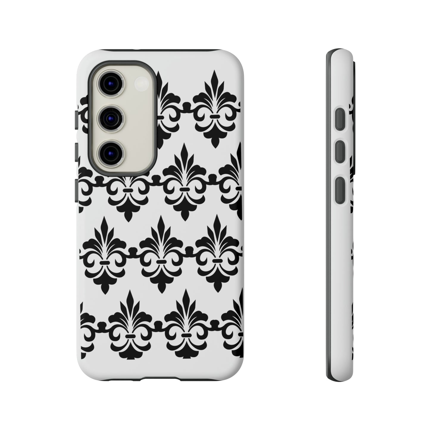 Fleur-de-lis Phone Case, Samsung, iPhone 15, 14, 13 pro max case, iPhone Tough Phone Case, Popular Phone Cover, Everyday Phone Cases, Tough Case