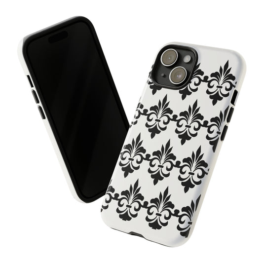 Fleur-de-lis Phone Case, Samsung, iPhone 15, 14, 13 pro max case, iPhone Tough Phone Case, Popular Phone Cover, Everyday Phone Cases, Tough Case