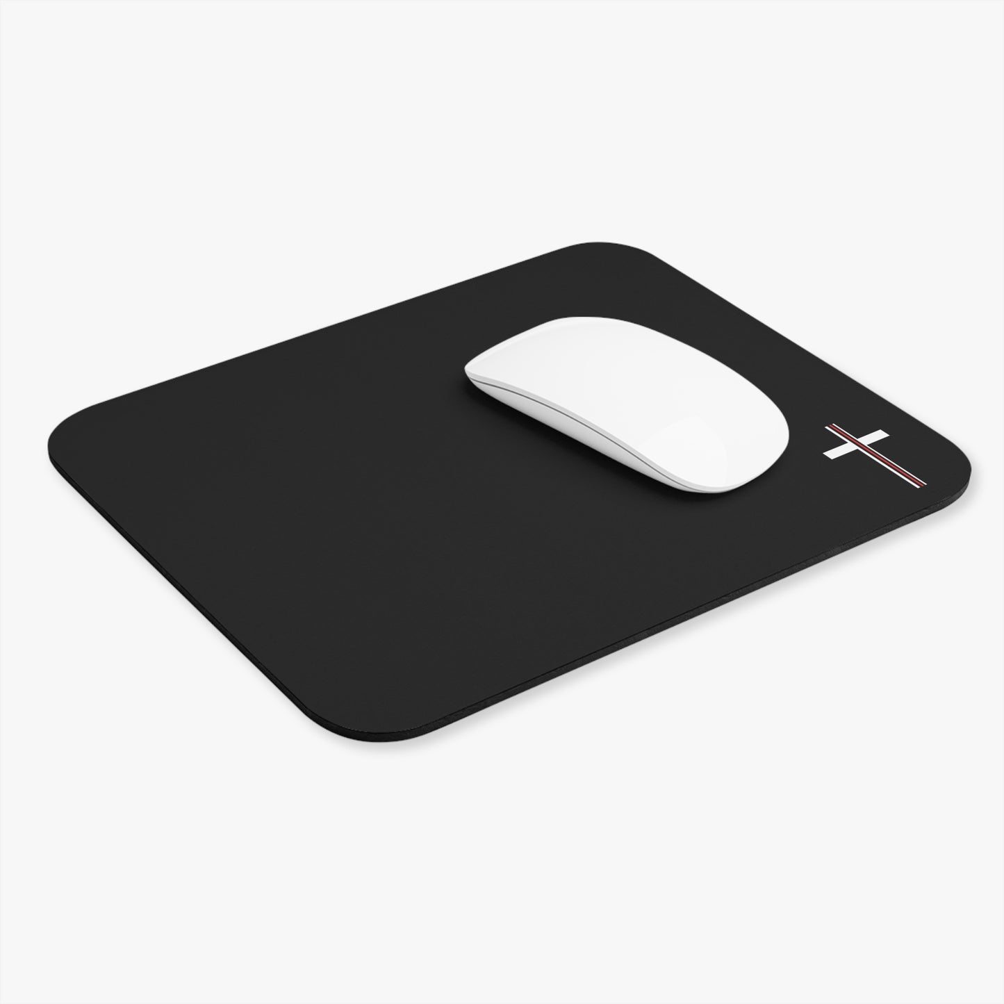 Cross + Blood Mouse Pad (Rectangle)